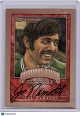 Joe Namath 2000 Donruss Studio Series Gridiron Kings Auto /250 Jets HOF