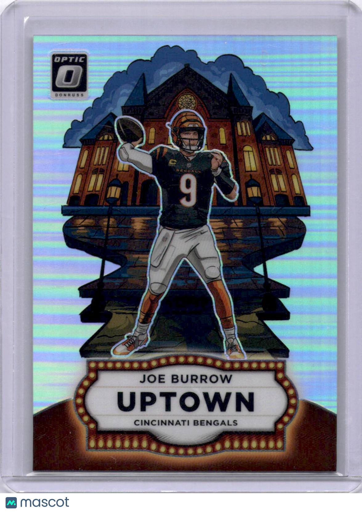Joe Burrow 2025 Panini Donruss Optic Uptown SP Case Hit