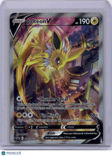 Jolteon V 2021 Sword & Shield SWSH183 Full Art Promo TCG