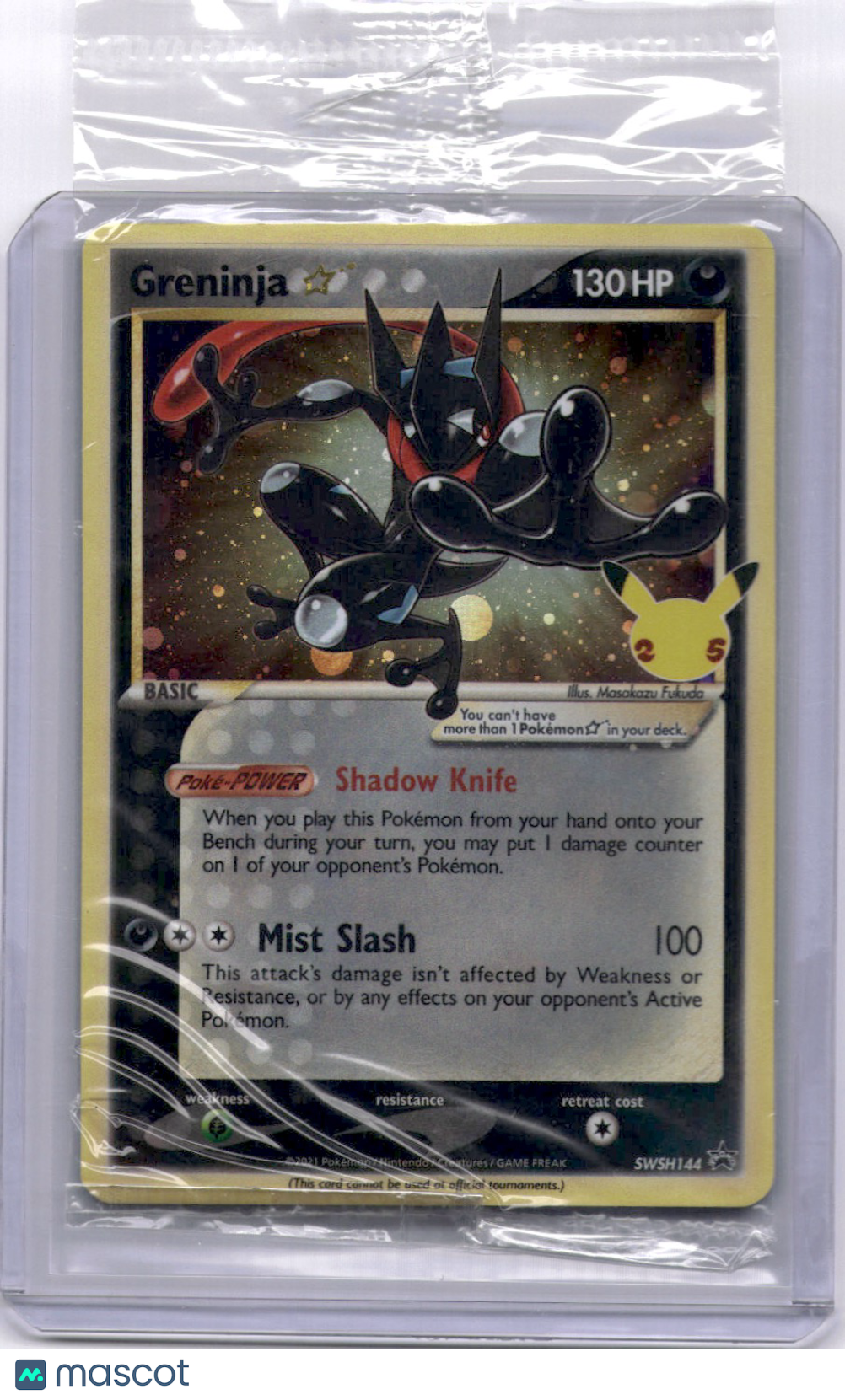 Greninja Star 2021 Celebrations #SWSH144 Promo Sealed