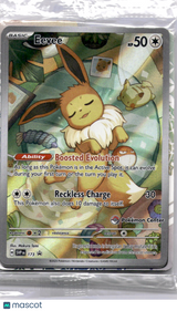 Eevee 2025 Prismatic Evolutions 173 Pokemon Center Stamp Sealed