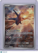 Latios 2024 Surging Sparks 203/191 Illustration Rare Pokemon Full Art TCG