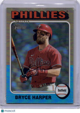 Bryce Harper 2024 Topps Heritage Chrome /575 Phillies