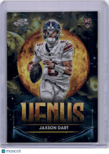 Jaxson Dart 2025 Topps Chrome Venus Rookie RC SP Short Print Giants