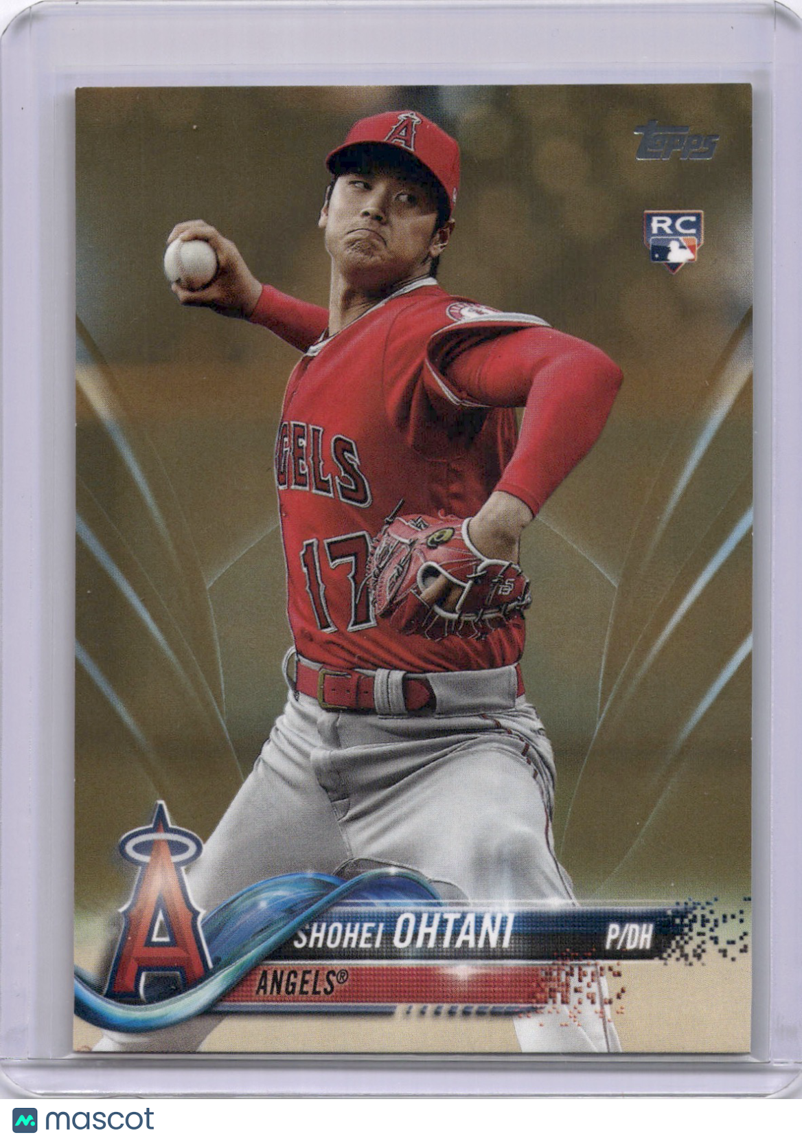 Shohei Ohtani 2018 Topps Update Gold /2018 Rookie RC