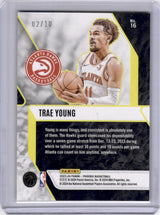 Trae Young 2023-24 Panini Phoenix Fade to Black Gold /10
