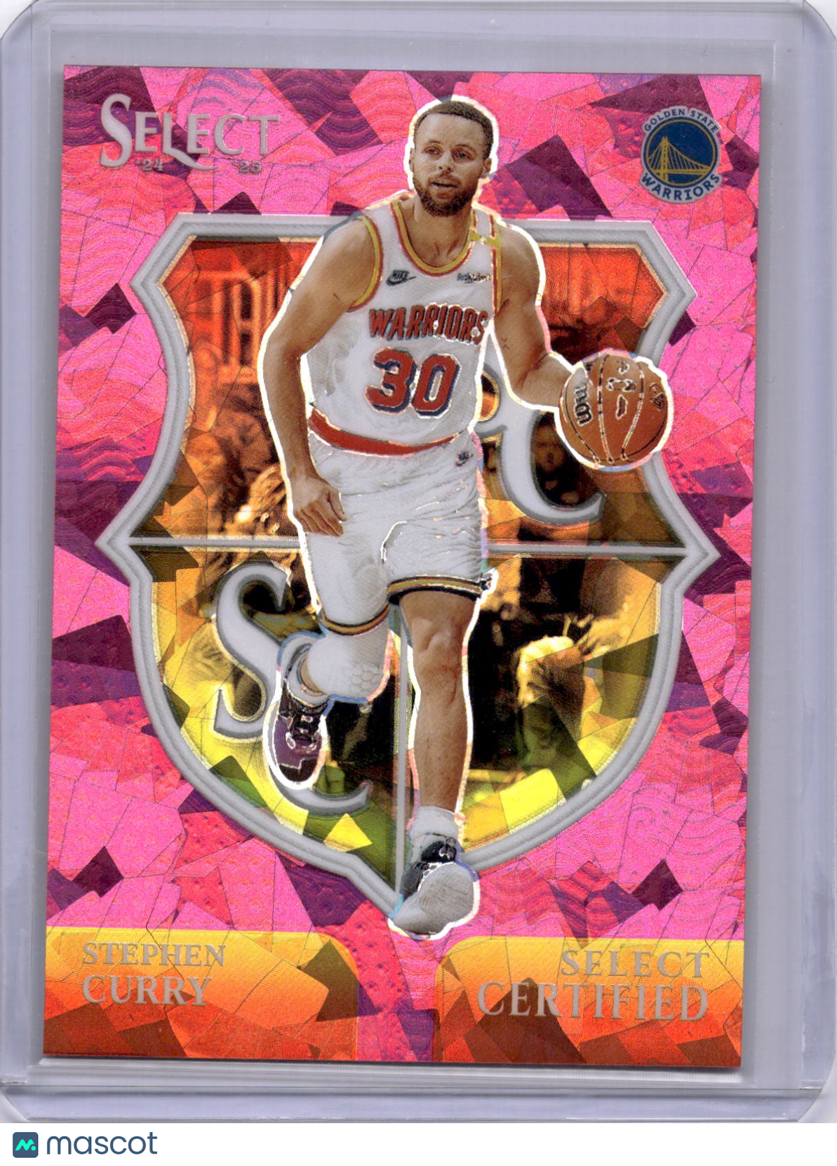 Stephen Curry 2024-25 Panini Select Select Certified Pink Ice /99 Warriors