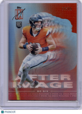 Bo Nix 2024 Topps Signature Class After Image Red Rookie RC /25 Broncos