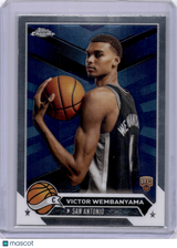 Victor Wembanyama 2023-24 Topps Chrome Rookie RC Spurs
