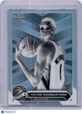 Victor Wembanyama 2024 Topps Chrome Negative Refractor Rookie RC Spurs