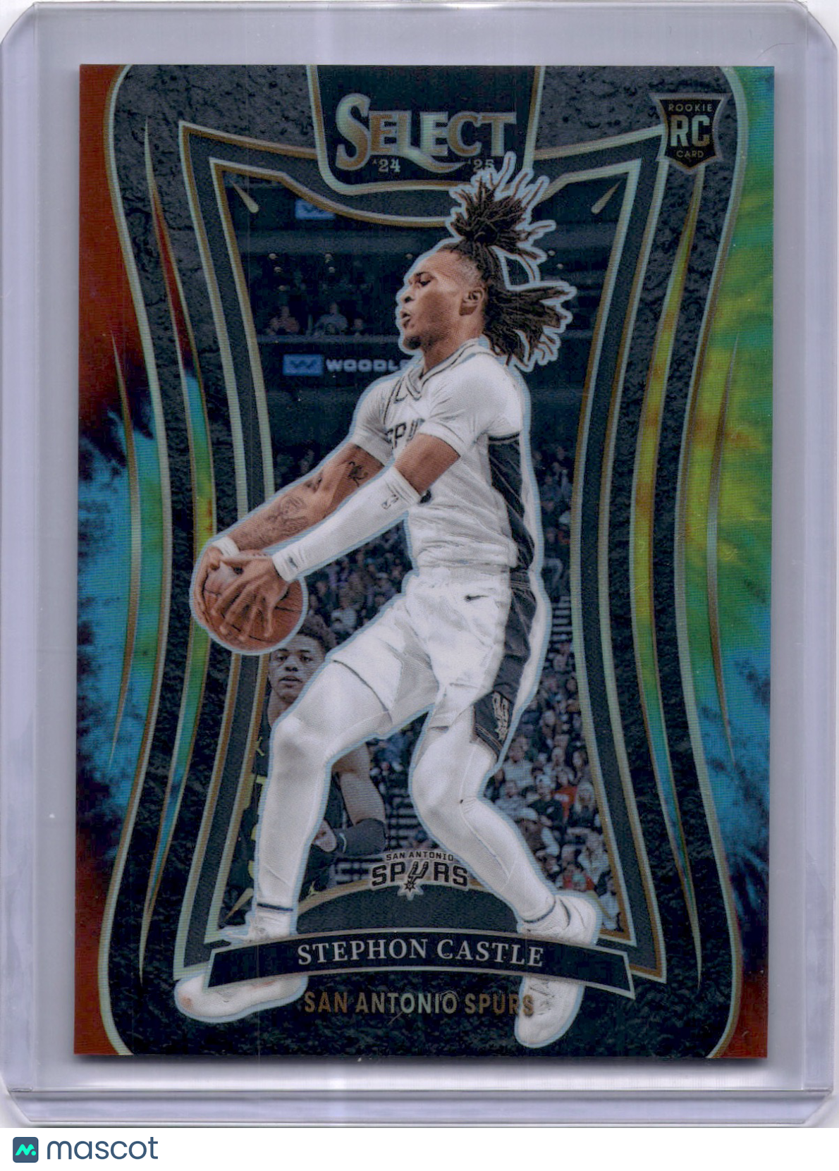 Stephon Castle 2024-25 Panini Select Tie-Dye Rookie RC /25 Spurs