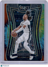 Stephon Castle 2024-25 Panini Select Tie-Dye Rookie RC /25 Spurs