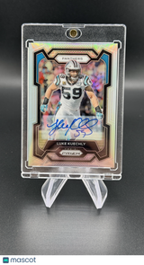 Luke Kuechly 2023 Panini Prizm Silver Auto Panthers HOF