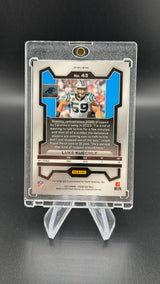 Luke Kuechly 2023 Panini Prizm Silver Auto Panthers HOF