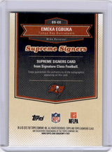 Emeka Egbuka 2025 Topps Signature Class Supreme Signers Red /25 Auto Bucs