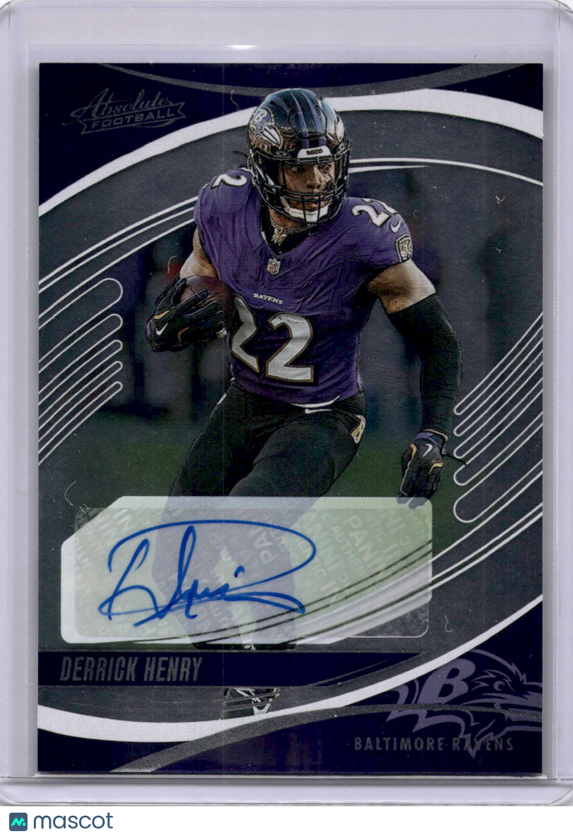 Derrick Henry 2025 Panini Absolute Auto Ravens