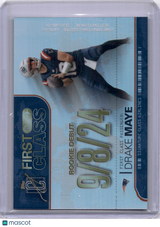 Drake Maye 2025 Topps First Class Case Hit SP Patriots