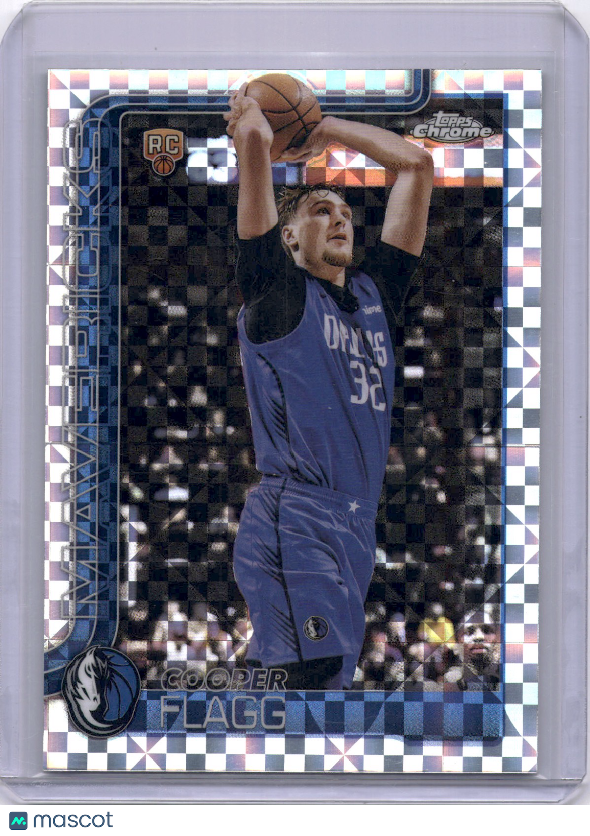 Cooper Flagg 2025-26 Topps Chrome X-Fractor Rookie RC ROY