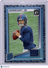 Jaxson Dart 2025 Panini Donruss Optic Stars Rookie RC Giants