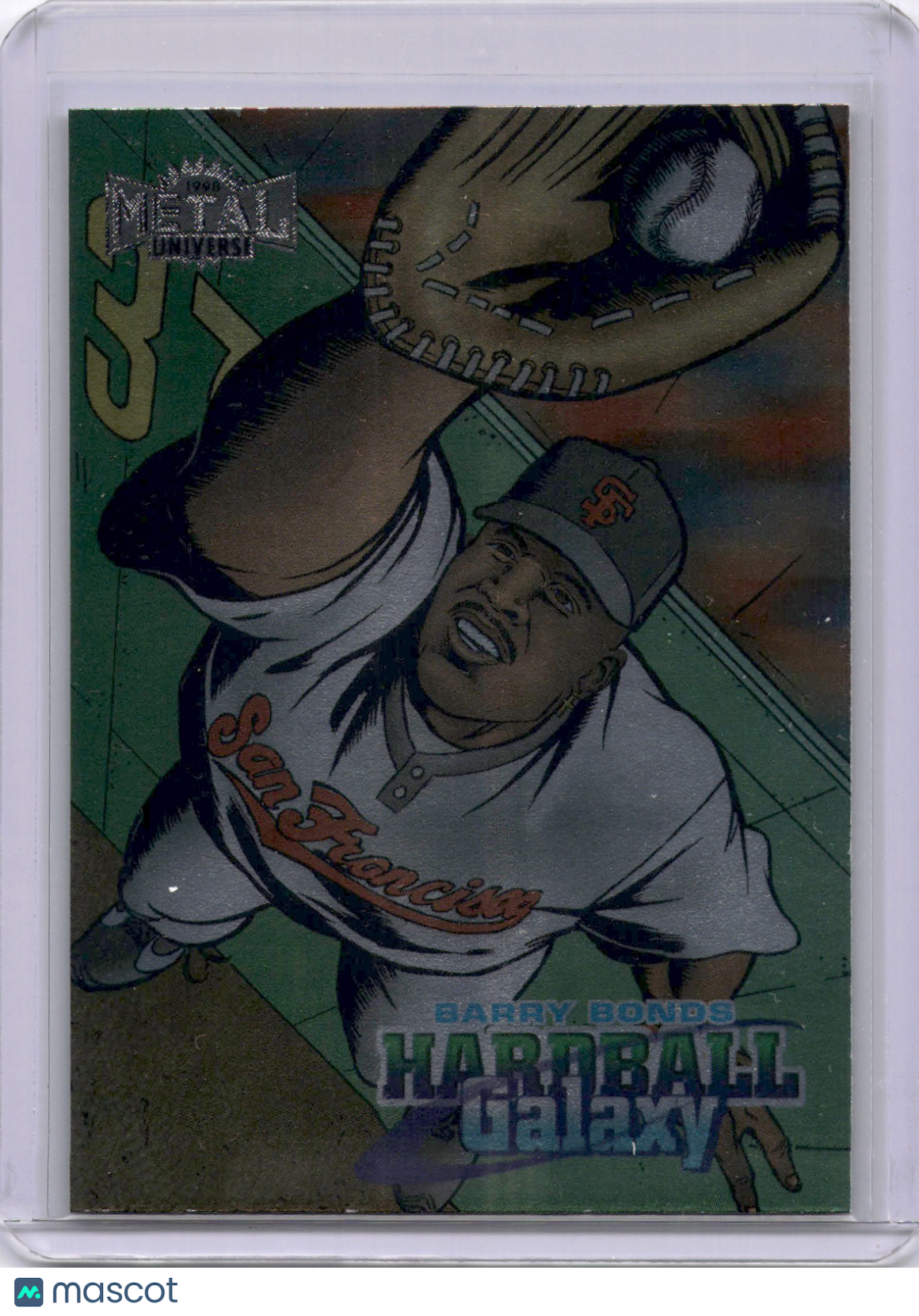 Barry Bonds 1998 Metal Universe Hardball Galaxy Giants