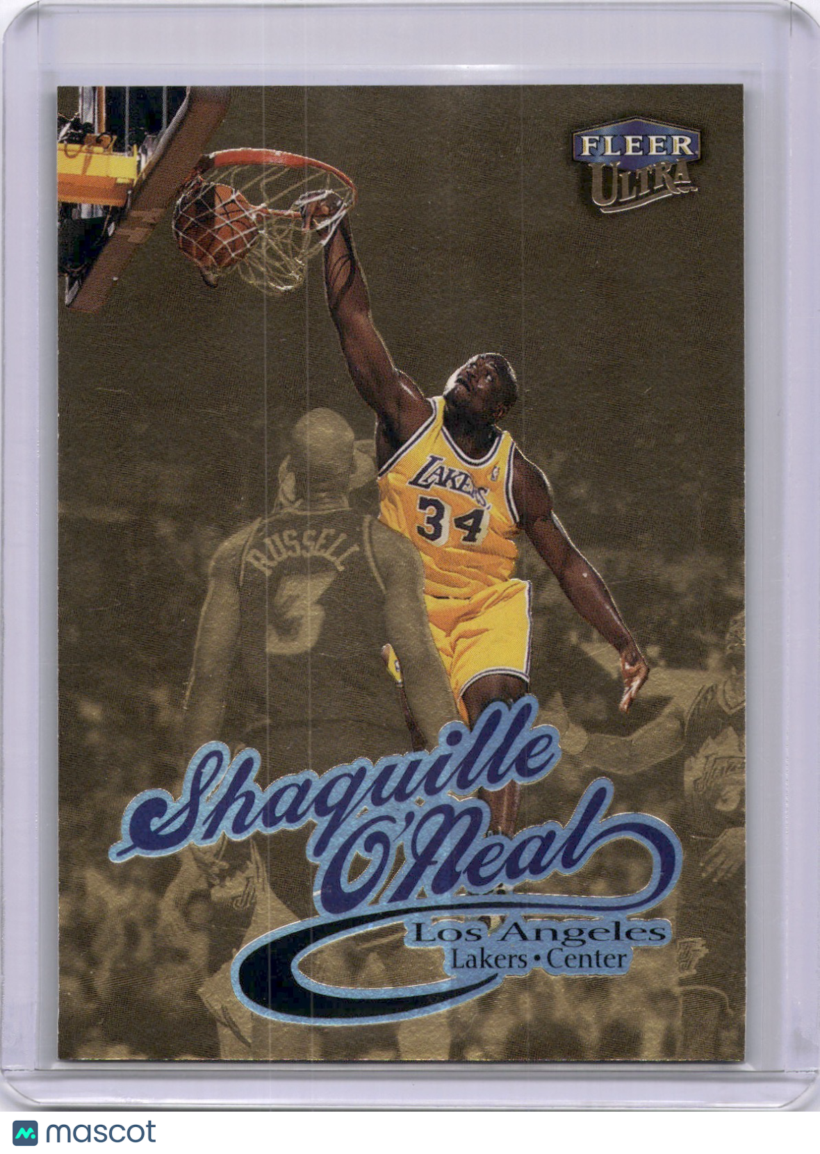 Shaquille O'Neal 1998-99 Fleer Ultra Gold Medallion Edition Lakers HOF