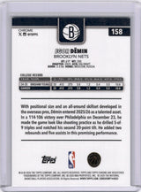 Egor Demin 2025-26 Topps Chrome Blue Basketball Refractor Rookie RC /150 Nets