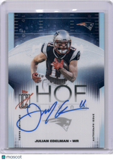 Julian Edelman 2025 Topps Signature Class HOF Signs On Card Auto Patriots
