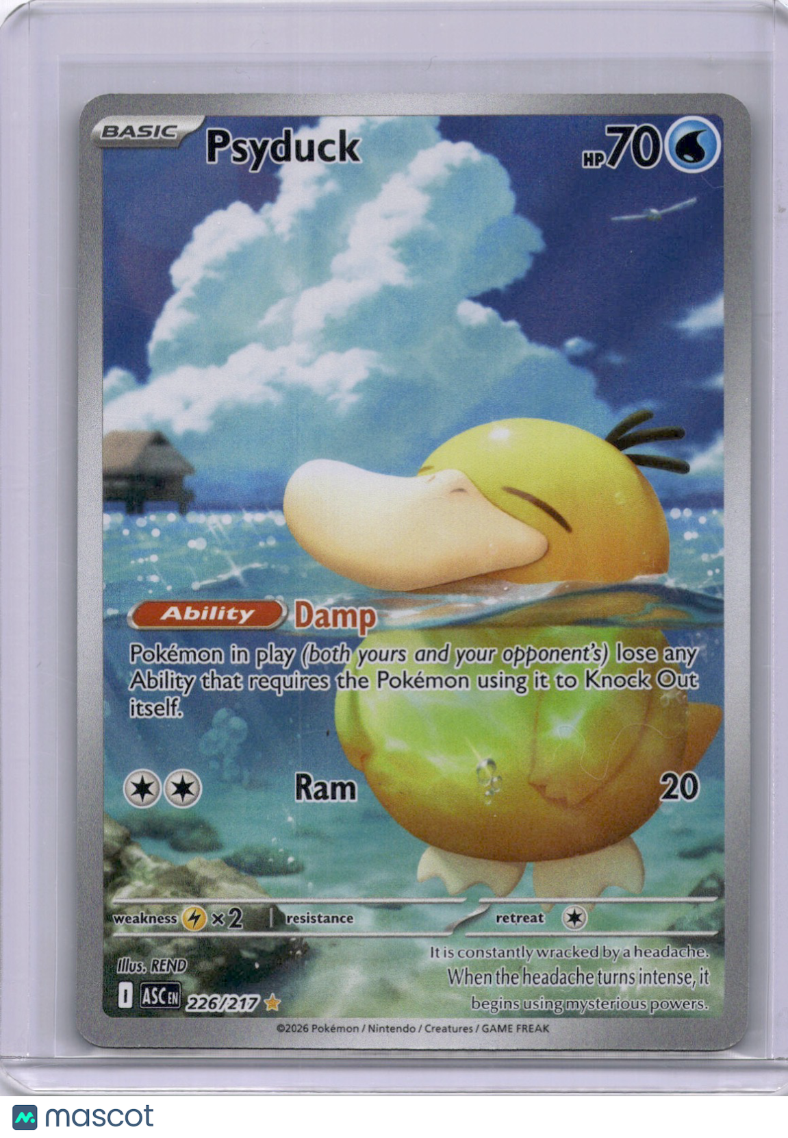 Psyduck 2026 Mega Evolution Ascended Heroes Illustration Rare 226/217 Pokemon