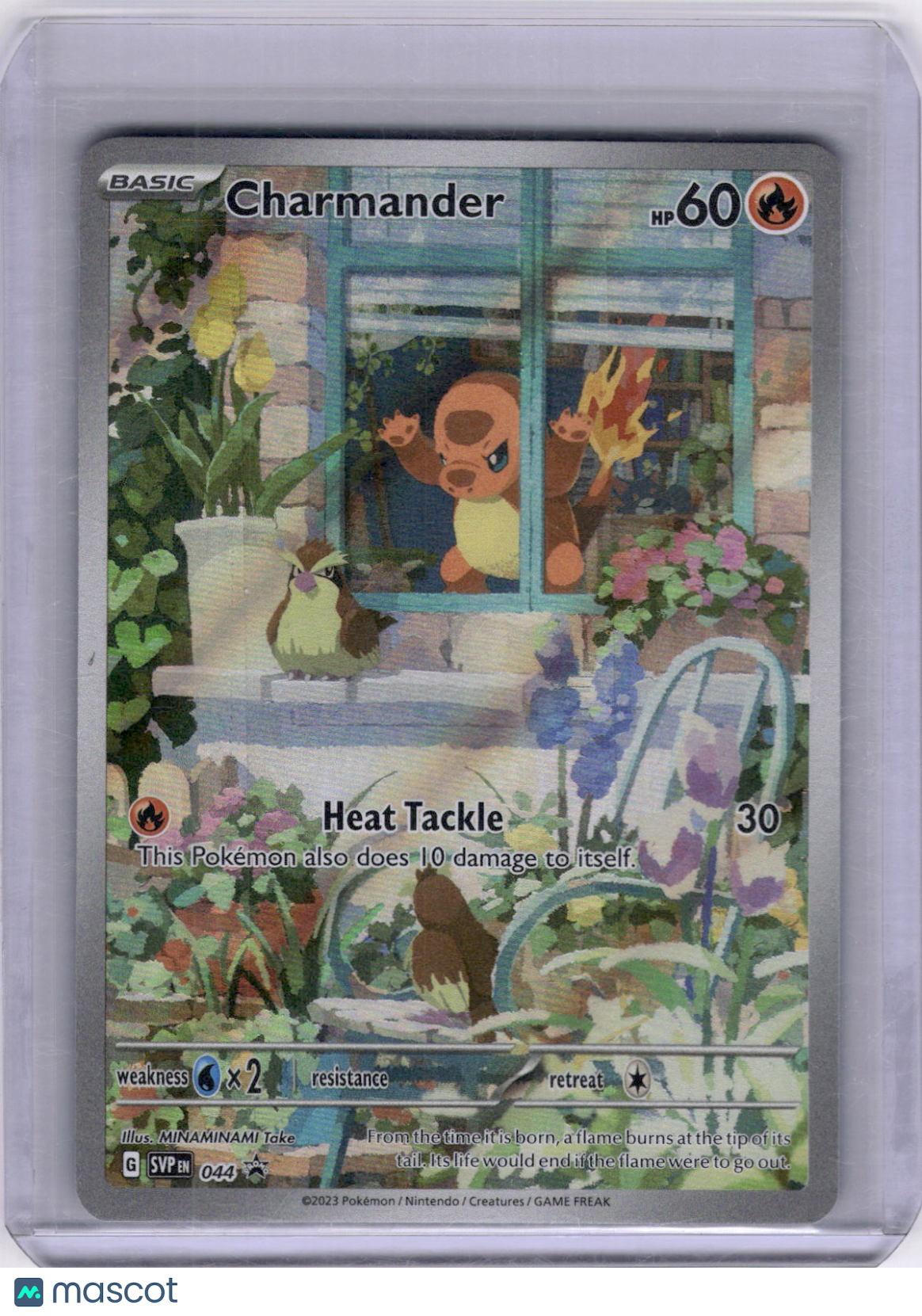 Charmander Scarlet & Violet Black Star Promo 044 Full Art Pokemon