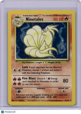 Ninetales 1999 Pokemon Base Set Holo #12/102