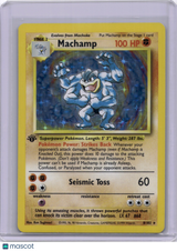 Machamp 1999 Base Set #8/102 Holo Promo 1st Edition