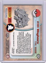 Rhyhorn 2000 Pokemon Topps Chrome #111
