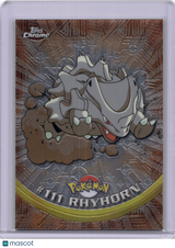 Rhyhorn 2000 Pokemon Topps Chrome #111