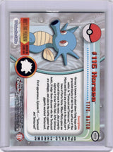 Horsea 2000 Pokemon Topps Chrome #116 Sparkle