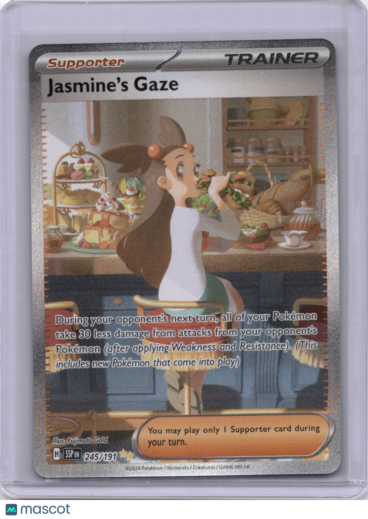 Jasmine's Gaze 2024 Surging Sparks #245/191 FA SAR Special Illustration Rare