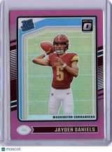 Jayden Daniels 2024 Panini Donruss Optic Preview Rookie RC Commanders