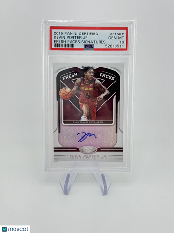 Kevin Porter JR. 2019 Certified Fresh Faces Signatures PSA 10 Rookie Auto RC