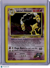 Sabrina's Alakazam 1999 Pokemon Gym Challenge 16/132 Holo