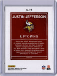 Justin Jefferson 2024 Panini Donruss Optic Uptowns SP Vikings