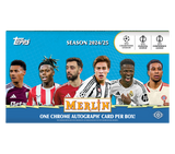 2024-25 Topps Merlin UEFA Club Competitions Hobby Box