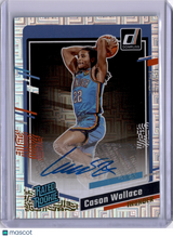 Cason Wallace 2023-24 Panini Donruss Choice Signatures Rookie RC Auto Thunder