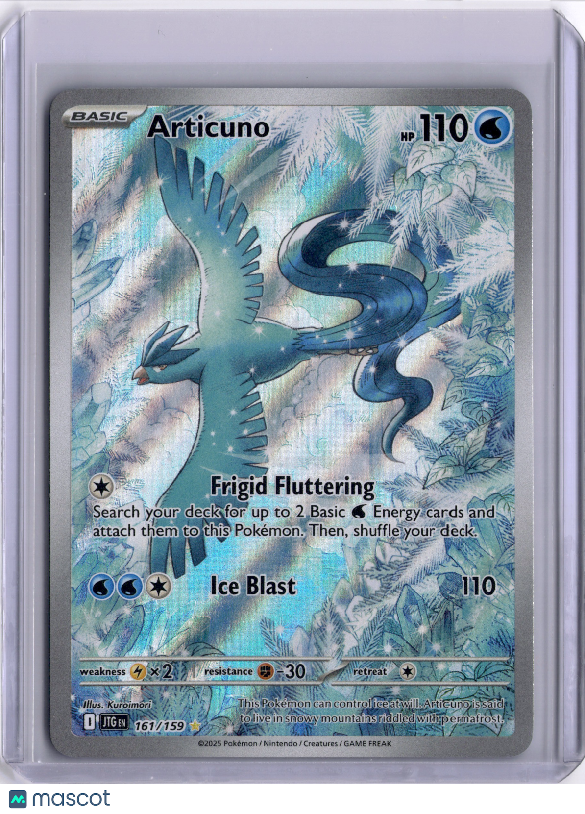 Articuno Journey Together 161/159 Illustration Rare Holo TCG