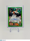 Adley Rutschman 2023 Topps Chrome Logofractor Green Rookie Autograph /99 RC Auto