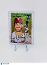 Bryce Harper 2023 Topps Chrome Platinum Rose Refractor /75 Phillies
