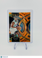 Brandon Miller 2023-24 Panini Select Premier Level Orange Flash Prizm Rookie RC
