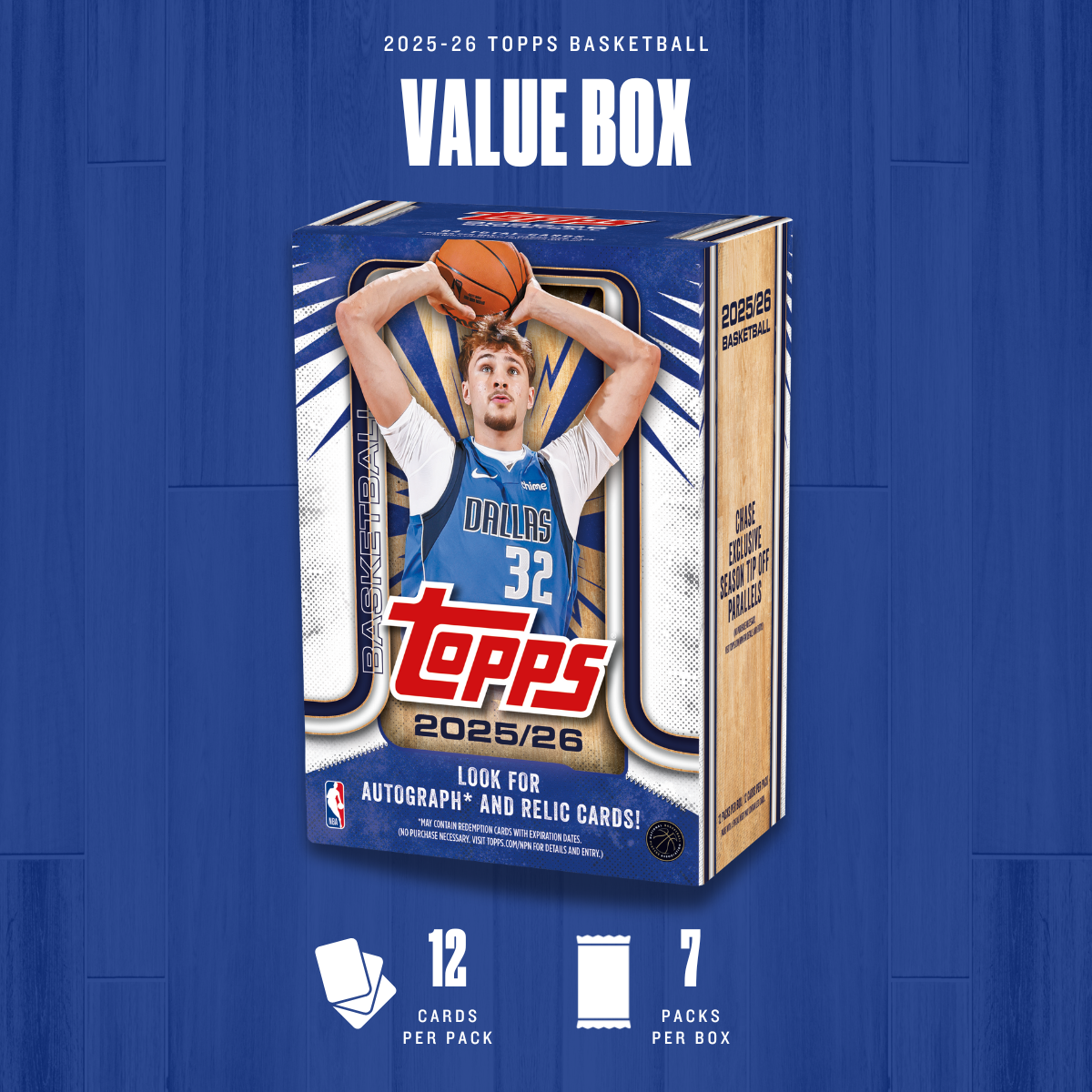 2025-26 Topps NBA Basketball Blaster Box