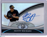 Manny Machado 2011 Bowman Platinum Prospect On Card Auto