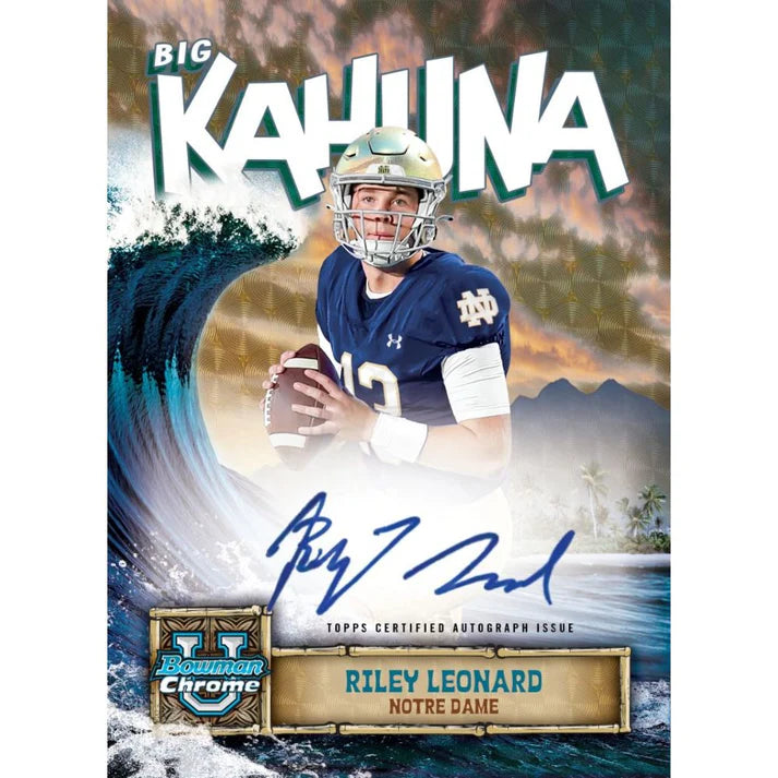 2024 Bowman University Chrome Football Monster Mega Box