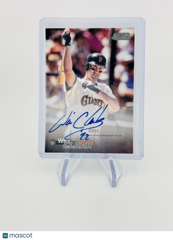 Will Clark 2023 Topps Stadium Club Autograph On Card AUTO #SCBA-WC Giants