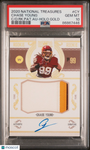 Chase Young 2020 National Treasures RPA Rookie Patch Auto PSA 10 Gold RC